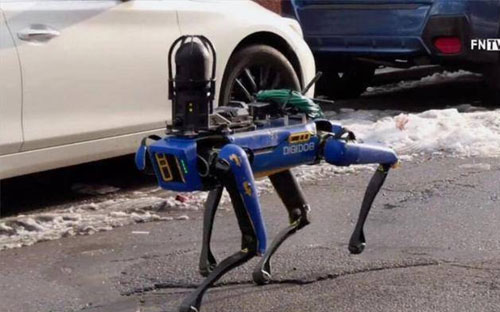 美国纽约警局引进“机器警犬”遭民众反对，提前下岗